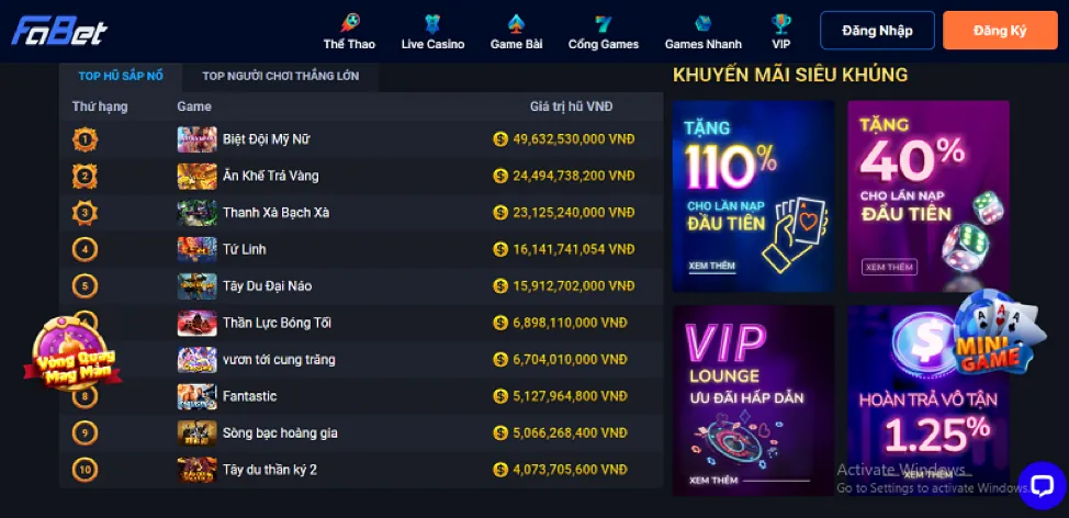 Tham gia M98 Casino ngay để nhận ưu đãi